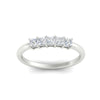 Load image into Gallery viewer, half-carat-princess-diamond-anniversary-band-in-white-gold-fdwb8008prangle5-0.50ct-nl-wg