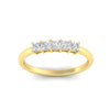 Load image into Gallery viewer, half-carat-princess-diamond-anniversary-band-in-yellow-gold-fdwb8008prangle5-0.50ct-nl-yg