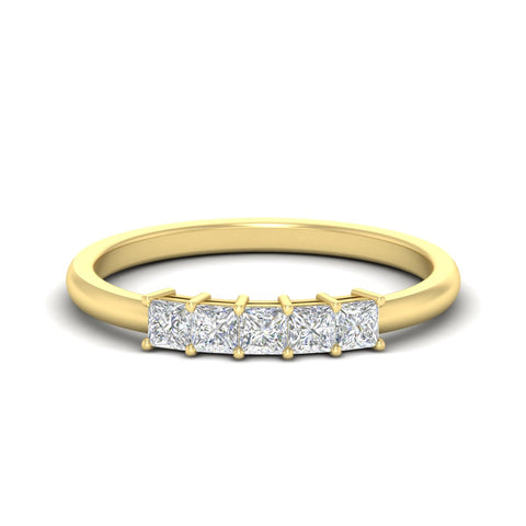 half-carat-princess-diamond-anniversary-band-in-yellow-gold-fdwb8008prsleep-0.50ct-nl-yg