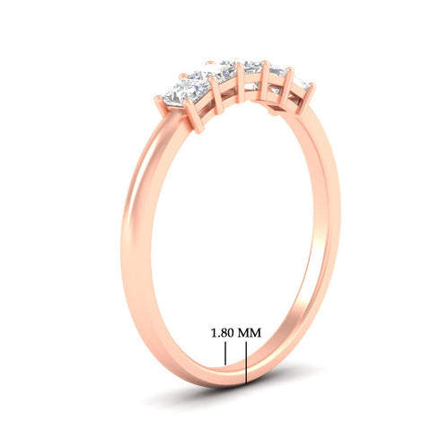 half-carat-princess-five-stone-anniversary-ring-in-rose-gold-fdwb8008prangle2-0.50ct-nl-rg-hw