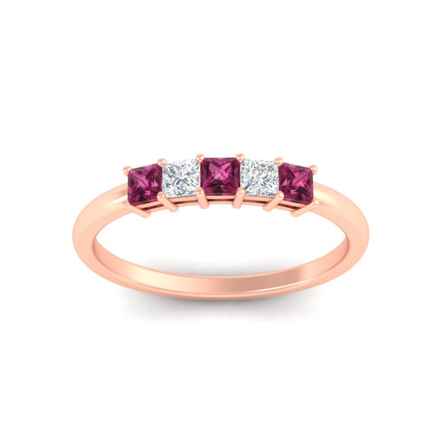 half-carat-princess-pink-sapphire-anniversary-band-in-rose-gold-fdwb8008prgsadrpiangle5-0.50ct-nl-rg
