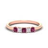 Load image into Gallery viewer, half-carat-princess-pink-sapphire-anniversary-band-in-rose-gold-fdwb8008prgsadrpisleep-0.50ct-nl-rg