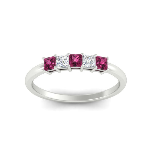 half-carat-princess-pink-sapphire-anniversary-band-in-white-gold-fdwb8008prgsadrpiangle5-0.50ct-nl-wg