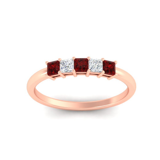half-carat-princess-ruby-anniversary-band-in-rose-gold-fdwb8008prgrudrangle5-0.50ct-nl-rg