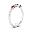 Load image into Gallery viewer, half-carat-princess-ruby-anniversary-band-in-white-gold-fdwb8008prgrudrangle2-0.50ct-nl-wg-hw