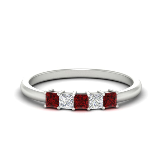 half-carat-princess-ruby-anniversary-band-in-white-gold-fdwb8008prgrudrsleep-0.50ct-nl-wg