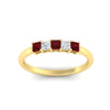 Load image into Gallery viewer, half-carat-princess-ruby-anniversary-band-in-yellow-gold-fdwb8008prgrudrangle5-0.50ct-nl-yg