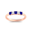 Load image into Gallery viewer, half-carat-princess-sapphire-anniversary-band-in-rose-gold-fdwb8008prgsablangle5-0.50ct-nl-rg