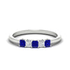 Load image into Gallery viewer, Half Carat Princess 5 Stone Anniversary Band