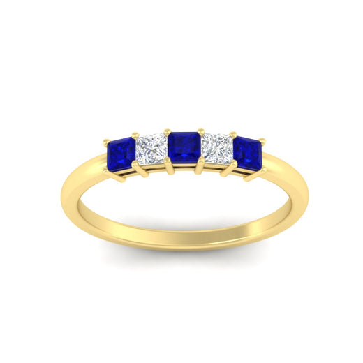 half-carat-princess-sapphire-anniversary-band-in-yellow-gold-fdwb8008prgsablangle5-0.50ct-nl-yg