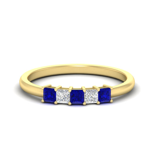 half-carat-princess-sapphire-anniversary-band-in-yellow-gold-fdwb8008prgsablsleep-0.50ct-nl-yg