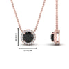 Load image into Gallery viewer, half-carat-round-black-diamond-halo-necklace-in-FD-PD10984GBLACK-0.50CT-NL-RG-GS