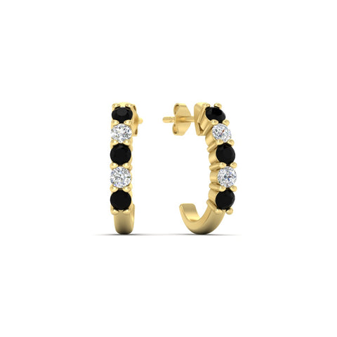 Half Huggie Hoop Earring