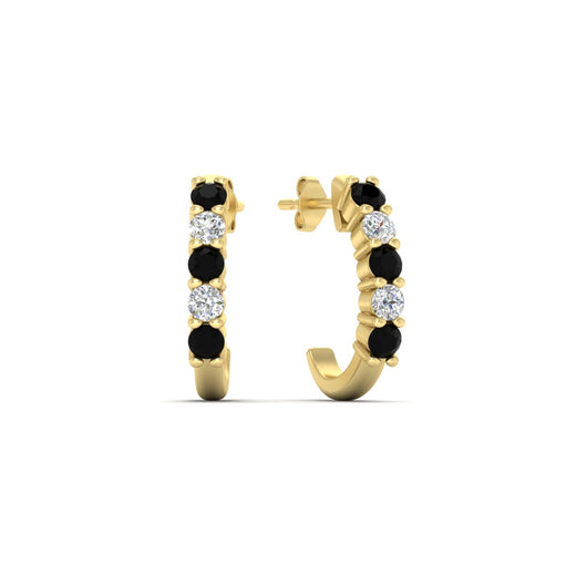 Half Huggie Hoop Earring