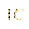 Load image into Gallery viewer, half-carat-round-cut-black-diamond-hoops-earrings-in-yellow-gold-fdear40640gblackangle3-nl-yg