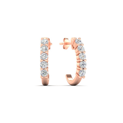 Half Huggie Hoop Earring