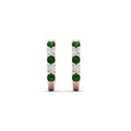 Thumbnail 58 - half-carat-round-cut-emerald-hoops-earrings-in-rose-gold-fdear40640gemgrangle2-nl-rg