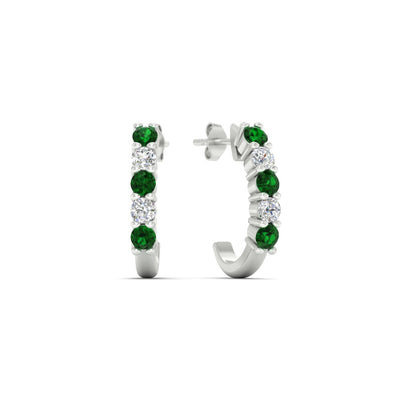 Half Huggie Hoop Earring