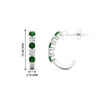 Load image into Gallery viewer, half-carat-round-cut-emerald-hoops-earrings-in-white-gold-fdear40640gemgrangle3-nl-wg-hw
