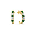 Thumbnail 92 - Half Huggie Hoop Earring