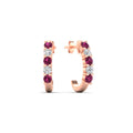Thumbnail 49 - half-carat-round-cut-pink-sapphire-hoops-earrings-in-rose-gold-fdear40640gsadrpiangle1-nl-rg