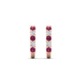 Thumbnail 52 - half-carat-round-cut-pink-sapphire-hoops-earrings-in-rose-gold-fdear40640gsadrpiangle2-nl-rg