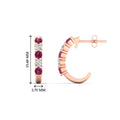 Thumbnail 51 - half-carat-round-cut-pink-sapphire-hoops-earrings-in-rose-gold-fdear40640gsadrpiangle3-nl-rg-hw