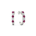 Thumbnail 13 - Half Huggie Hoop Earring