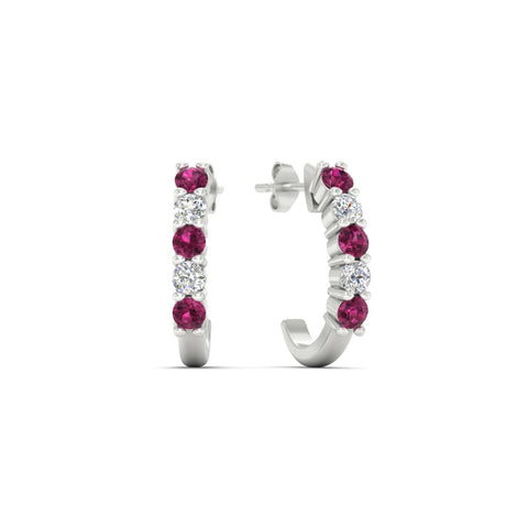 Half Huggie Hoop Earring