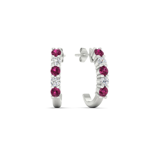 Half Huggie Hoop Earring