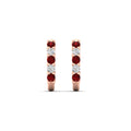 Thumbnail 64 - half-carat-round-cut-ruby-hoops-earrings-in-rose-gold-fdear40640grudrangle2-nl-rg