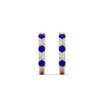 Thumbnail 46 - half-carat-round-cut-sapphire-hoops-earrings-in-rose-gold-fdear40640gsablangle2-nl-rg