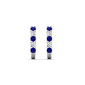 Thumbnail 10 - half-carat-round-cut-sapphire-hoops-earrings-in-white-gold-fdear40640gsablangle2-nl-wg