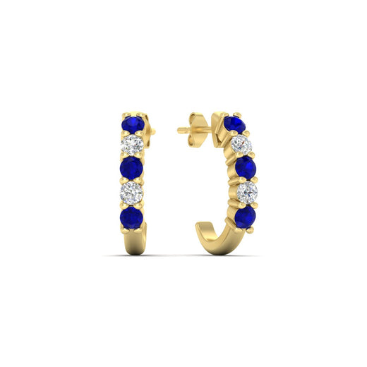 Half Huggie Hoop Earring