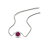 Load image into Gallery viewer, half-carat-round-pink-sapphire-halo-necklace-in-FD-PD10984GSADRPI-0.50CT-NL-WG-GS
