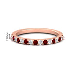 Load image into Gallery viewer, half-carat-round-ruby-delicate-band-in-rose-gold-FD8370GRUDR-0.50CT-NL-RG-HW.jpg