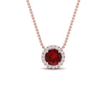 Load image into Gallery viewer, half-carat-ruby-halo-necklace-in-fdpd10984-0-50-ct-gs-fancy1-nl-rg
