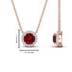 Load image into Gallery viewer, half-carat-ruby-halo-necklace-in-fdpd10984-0-50-ct-gs-fancy1-nl-rg
