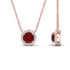 Load image into Gallery viewer, half-carat-ruby-halo-necklace-in-fdpd10984-0-50-ct-gs-fancy1-nl-rg