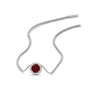 Load image into Gallery viewer, half-carat-round-ruby-halo-necklace-in-FD-PD10984GRUDR-0.50CT-NL-WG-GS