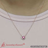 Load image into Gallery viewer, half-carat-ruby-halo-necklace-in-fdpd10984-0-50-ct-gs-fancy1-nl-rg