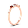 Load image into Gallery viewer, half-carat-ruby-teardrop-5-stone-wedding-band-in-rose-gold-fdwb8008pegrudrangle2-0.50ct-nl-rg.jpg