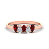 Load image into Gallery viewer, half-carat-ruby-teardrop-5-stone-wedding-band-in-rose-gold-fdwb8008pegrudrsleep-0.50ct-nl-rg.jpg