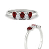 Load image into Gallery viewer, half-carat-ruby-teardrop-5-stone-wedding-band-in-white-gold-fdwb8008pegrudrangle3-0.50ct-nl-wg.jpg