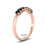 Load image into Gallery viewer, half-carat-seven-stone-oval-black-diamond-anniversary-ring-in-rose-gold-FD8008OVBGBLACKANGLE2-0.50CT-NL-RG-HW.jpg