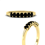 Load image into Gallery viewer, half-carat-seven-stone-oval-black-diamond-anniversary-ring-in-yellow-gold-FD8008OVBGBLACKANGLE3-0.50CT-NL-YG.jpg