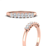 Load image into Gallery viewer, half-carat-seven-stone-oval-diamond-anniversary-ring-in-rose-gold-FD8008OVBANGLE3-0.50CT-NL-RG.jpg