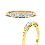 Load image into Gallery viewer, half-carat-seven-stone-oval-diamond-anniversary-ring-in-yellow-gold-FD8008OVBANGLE3-0.50CT-NL-YG.jpg