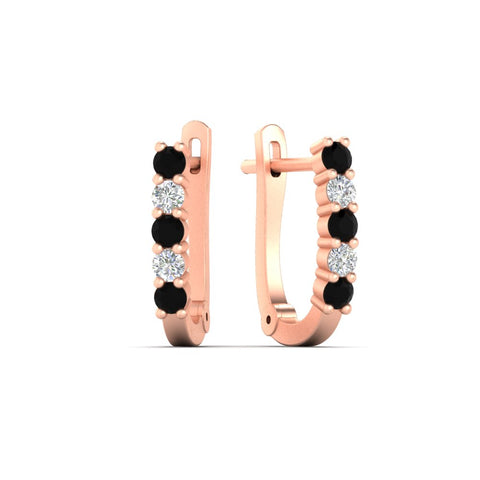 half-carat-small-hoop-black-diamond-earrings-in-rose-gold-FD-EAR9779GBLACKANGLE3-NL-RG