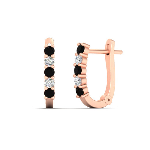 half-carat-small-hoop-black-diamond-earrings-in-rose-gold-FD-EAR9779GBLACKANGLE3-NL-RG